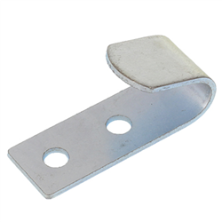 HAK PŁASKI OCYNKOWANY 41X15X2MM ROZSTAW OTWORÓW 20MM, PLANDEKI-347580633