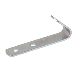 HAK PŁASKI OCYNKOWANY 65X15X2MM ROZSTAW OTWORÓW 20MM, PLANDEKI-347580635