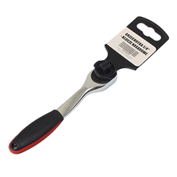 GRZECHOTKA 1/4"  - KLUCZE NASADOWE GUMOWY UCHWYT, 72 ZĘBY-347580719