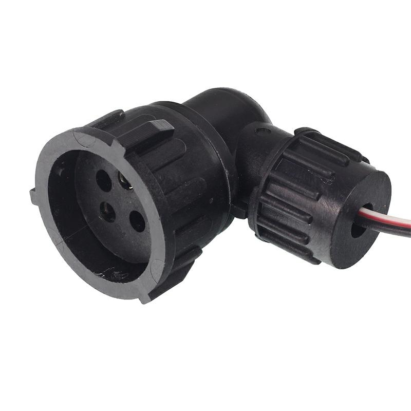 WTYCZKA EL. KĄTOWA - 4 (2) PINY, FI 27MM-347580736