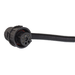 WTYCZKA EL. KĄTOWA - 8 (6) PINÓW,FI 27MM LAMPA TYLNA VOLVO, MAN-347580967