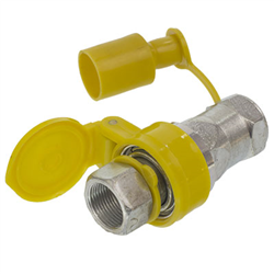 SZYBKOZŁĄCZE HYDRAULICZNE GRZYBKOWE KPL. WTYCZKA+GNIAZDO, M22X1,5, ŻÓŁTE-347580988