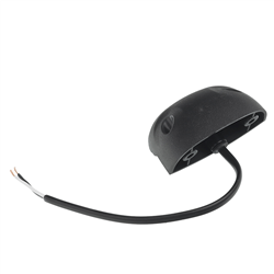 LAMPA OŚWIETLENIA TABLICY REJESTRACYJNEJ DIODOWA, KLOSZ BIAŁY, CZARNA, 12/24V-347581055