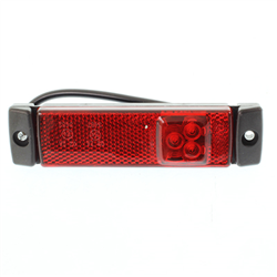 LAMPA OBRYSOWA CZERWONA DIODOWA-347581091