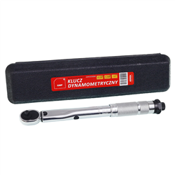KLUCZ DYNAMOMETRYCZNY 1/4",  5-25NM, ZESTAW 8 ELEM.-347581538
