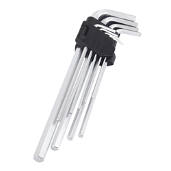 ZESTAW KLUCZY IMBUSOWYCH TYPU HEX 9-ELEM, DŁUGIE, ZAWIESZKA, BLISTER-347581568