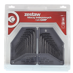 ZESTAW KLUCZY IMBUSOWYCH 30-ELEM. (CRV), OPAKOWANIE PLASTIKOWE-347581579