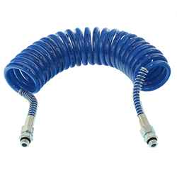 PRZEWÓD PNEUM. SPIRALNY M16 NIEBIESKI SILIKON (POLIURETANOWY), 5,0M-347581652