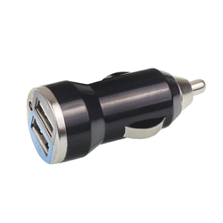 ADAPTER SAMOCHODOWY USB (ŁADOWARKA) 2 GNIAZDA - DC 5V, 2X2,1A-347581802
