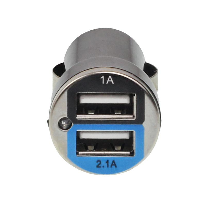 ADAPTER SAMOCHODOWY USB (ŁADOWARKA) 2 GNIAZDA - DC 5V, 2X2,1A-347581804