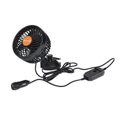 WENTYLATOR SAMOCHODOWY TURBO 24V NA PRZYSSAWCE NA SZYBĘ-347581816