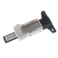 GŁĘBOKOŚCIOMIERZ CYFROWY 0-28MM MIERNIK WYSOKOŚCI BIEŻNIKA-347581843