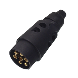 WTYCZKA 7/12V PLASTIKOWA, KONTAKTY SKRĘCANE, GUMOWA NASADKA-347582144