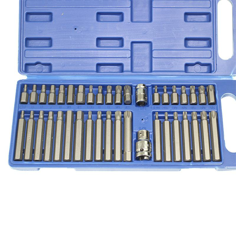 ZESTAW BITÓW, KLUCZY IMBUSOWYCH, HEX, TORX, SPLINE, 40 SZT, ETUI-347582450