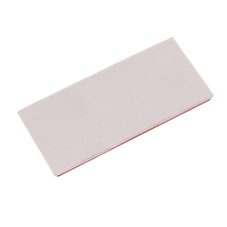 ODBLASK PROSTOKĄTNY PRZYKLEJANY CZERWONY 85X31MM, HOMOLOGACJA-347582481