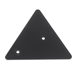 ODBLASK TRÓJKĄTNY Z OTWORAMI 150X150X150MM, 2X5MM, W RAMCE-347582516