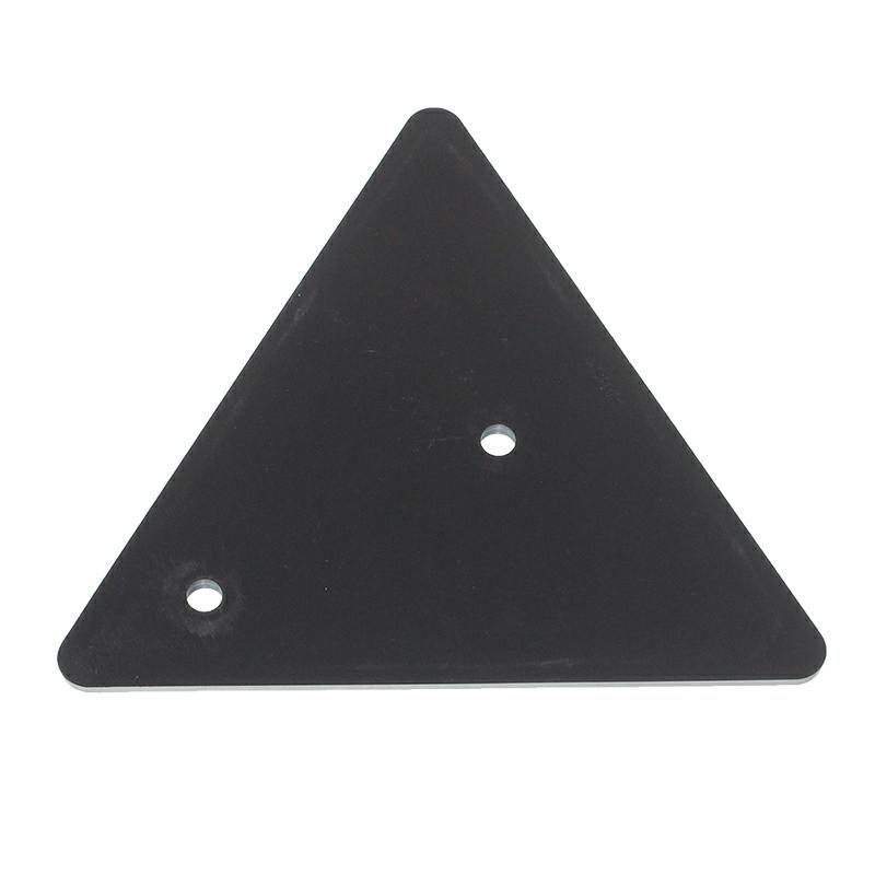 ODBLASK TRÓJKĄTNY Z OTWORAMI 150X150X150MM, 2X5MM, W RAMCE-347582516