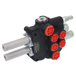 ROZDZIELACZ HYDRAULICZNY 2-SEKCYJNY 80L/MIN, Z 2 KITAMI NA LINKI I JEDNĄ SEKCJĄ PŁYWAJĄCĄ-347582590