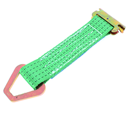 PRZEJŚCIÓWKA  ADAPTER  2T,  0,20m, ZACZEP DO LISTWY DO PASÓW 2T HAK TYPU "E" B=50MM, ZIELONY, DO CHŁODNI-347582591