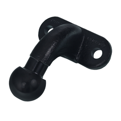KULA HAKA HOLOWNICZEGO PRZYCZEPKI FI 50MM, KĄTOWA DO SAMOCHODÓW DOSTAWCZYCH 3.5T, 130X75MM, E13 - CZARNA-347915762