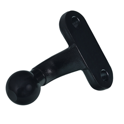 KULA HAKA HOLOWNICZEGO PRZYCZEPKI FI 50MM, KĄTOWA DO SAMOCHODÓW DOSTAWCZYCH 3.5T, 130X75MM, E13 - CZARNA-347915764
