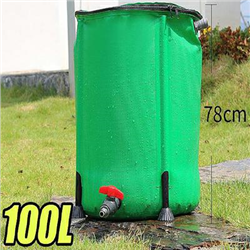ZBIORNIK NA DESZCZÓWKĘ 100L PCV ROZKŁADANY 400X780MM, Z ZAWOREM 3/4"-347583105