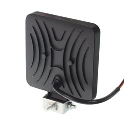 LAMPA ROBOCZA HALOGEN LED, 42 LED + OBRYSOWA DIODA, KWADRATOWA, 9-36V, 110X110X28MM-347583393
