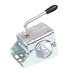 UCHWYT ZACISKOWY STOPKI PODPOROWEJ FI 60MM, METALOWE OCYNKOWANE, SZTYWNA LISTWA-347583491