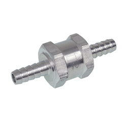 ZAWÓR ZWROTNY PALIWA WĄŻ FI  8MM PROSTY ALUMINIOWY-347584040