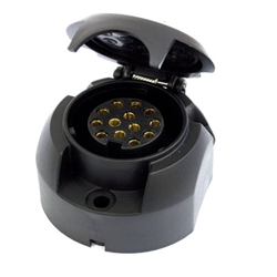 GNIAZDO 13/12V PLASTIKOWE, KONTAKTY SKRĘCANE-347584102