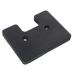 ŁAPKA (ŁOPATKA) GUMOWA PODAJNIKA BIZON Z-056, Z-058, 110X86X8MM-347584214