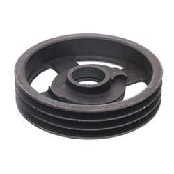 KOŁO PASOWE DUŻE KOSIARKI ROTACYJNEJ - 3 PASKI - FI 295 MM-347584478