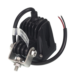 LAMPA ROBOCZA LEDOWA PROSTOKĄTNA,  1 LED SZKŁO MATOWE 9-36V, 1X10W, 50X50MM, OBUDOWA ALUM. OŚWIETLENIE ROZPROSZONE (FLOOD)-34758