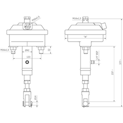 SIŁOWNIK HAMULCA 24-30 HYDRAULICZNO-PNEUMATYCZNY-347585686
