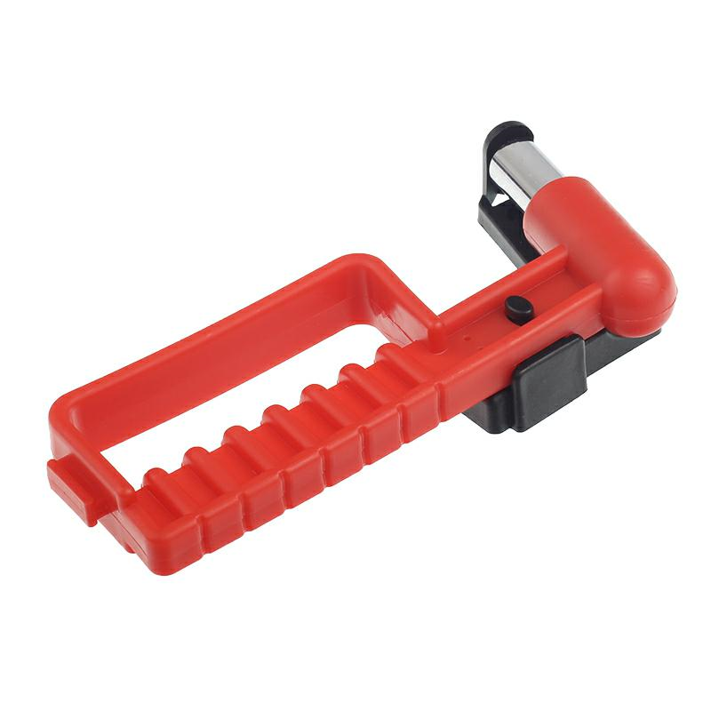 MŁOTECZEK DO WYBIJANIA SZYB KPL. Z RĄCZKĄ, Z WIESZAKIEM, DŁUGOŚĆ 19CM-347585738