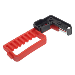 MŁOTECZEK DO WYBIJANIA SZYB KPL. Z RĄCZKĄ, Z WIESZAKIEM, DŁUGOŚĆ 19CM-347585739