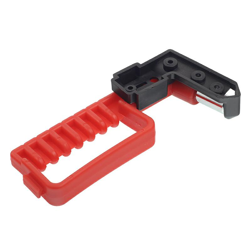 MŁOTECZEK DO WYBIJANIA SZYB KPL. Z RĄCZKĄ, Z WIESZAKIEM, DŁUGOŚĆ 19CM-347585739