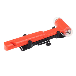 MŁOTECZEK DO WYBIJANIA SZYB KPL. Z WIESZAKIEM I NOŻYKIEM, TYP 2, DŁUGOŚĆ 17CM-347585752