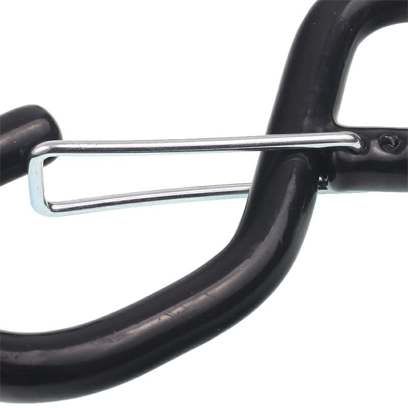 HAK PROFILOWANY TYP S, 9,5KN, CZARNY Z ZABEZPIECZENIEM (DO PASA 475KG)-347585986