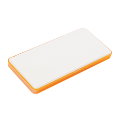 ODBLASK PROSTOKĄTNY PRZYKLEJANY POMARAŃCZOWY 94X44MM, HOMOLOGACJA-347586120