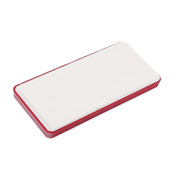 ODBLASK PROSTOKĄTNY PRZYKLEJANY CZERWONY 94X44MM, HOMOLOGACJA-347586122