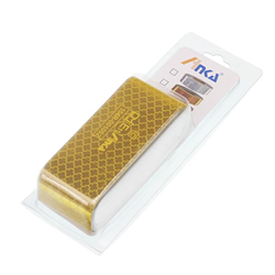 TAŚMA ODBLASKOWA ODCINEK 4MB ŻÓŁTA III GENERACJA ,KONTUROWA-347586149