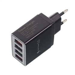 SZYBKA ŁADOWARKA SIECIOWA USB QUICK CHARGE 3.0, 4X3.1-347586246