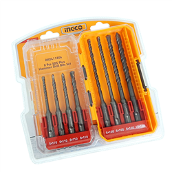 ZESTAW WIERTEŁ DO BETONU SDS PLUS 8SZT-347910388
