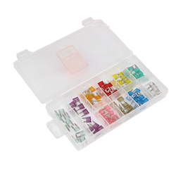 ZESTAW BEZPIECZNIKÓW PŁYTKOWYCH MINI 100SZT/OPAKOWANIE PLASTIKOWE-347586393