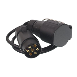 ADAPTER Z PRZEWODEM 7-13 PIN, 12V PRZEJŚCIÓWKA, 75CM-347586427