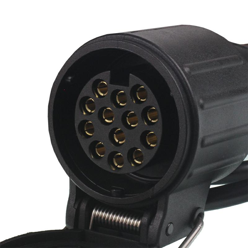 ADAPTER Z PRZEWODEM 7-13 PIN, 12V PRZEJŚCIÓWKA, 75CM-347586429