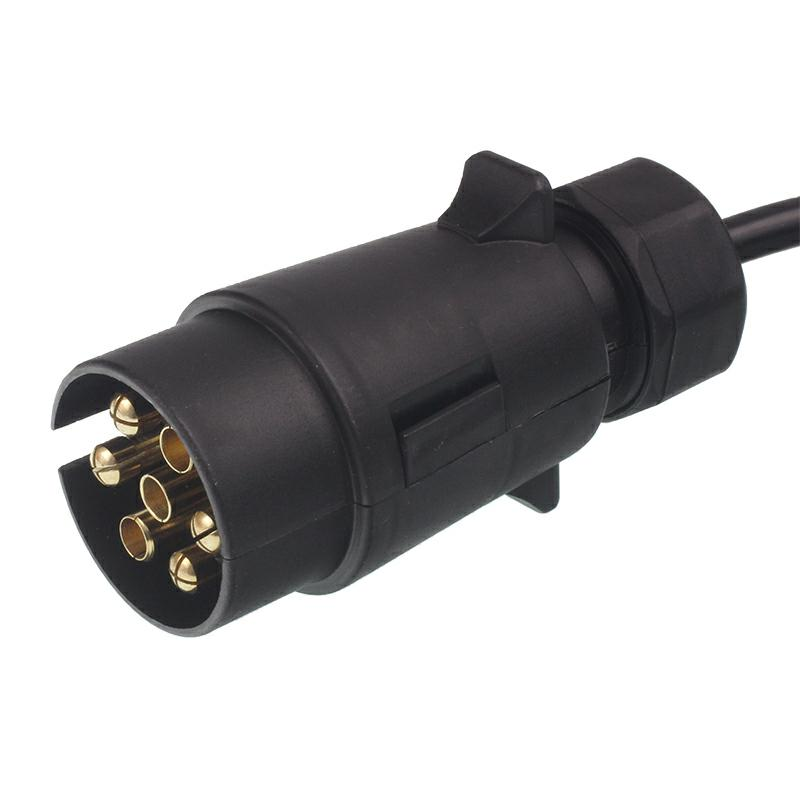 ADAPTER Z PRZEWODEM 7-13 PIN, 12V PRZEJŚCIÓWKA, 75CM-347586428