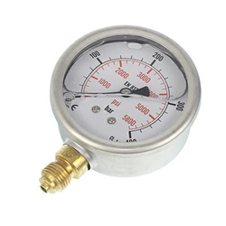 MANOMETR 1/4 DÓŁ, 0-400 BAR-347586447