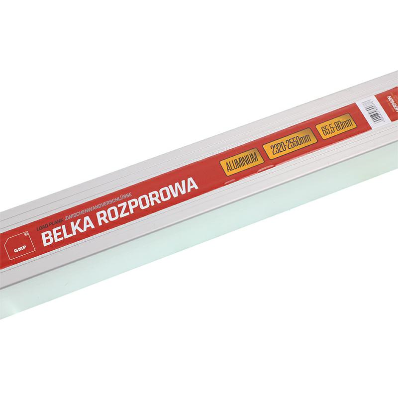 BELKA ROZPOROWA REGULOWANA 2320-2550MM DO CHŁODNI, PROSTOKĄTNA, PROFIL 65,5X80MM, ALUMINIOWA, DESKA-347586464